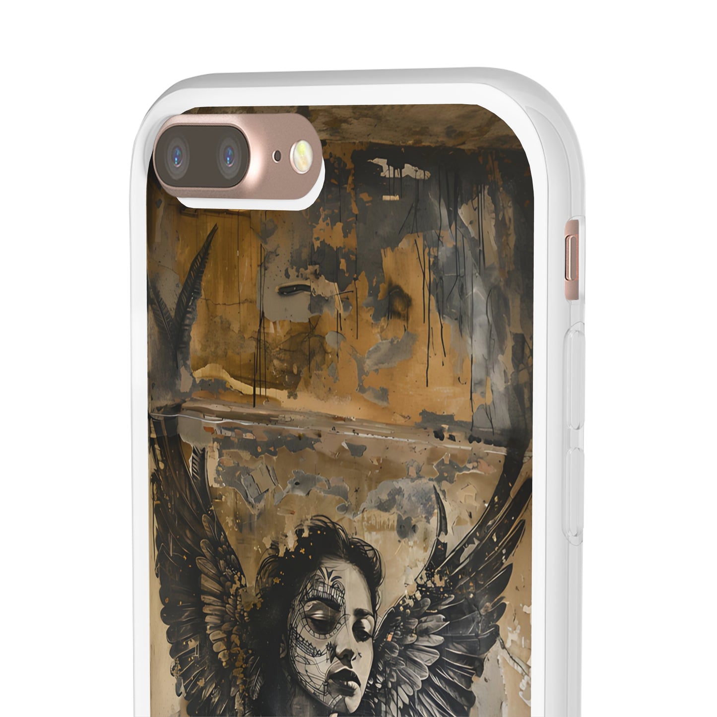 Vhils inspired Gothic Woman Phone Case