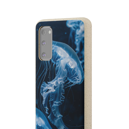 Deep Ocean Jellyfish Biodegradable Phone Case | iPhone / Samsung