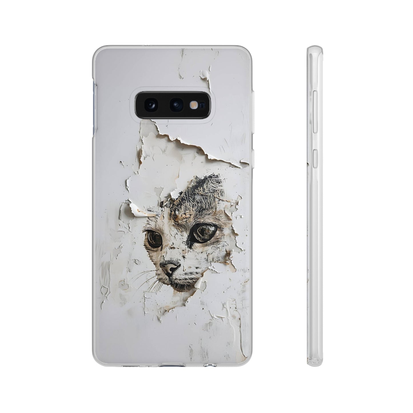 Vhils inspired Cat Phone Case | iPhone / Samsung