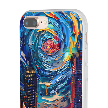 Van Gogh inspired City scene | iPhone/Samsung | Slimline Phone Case