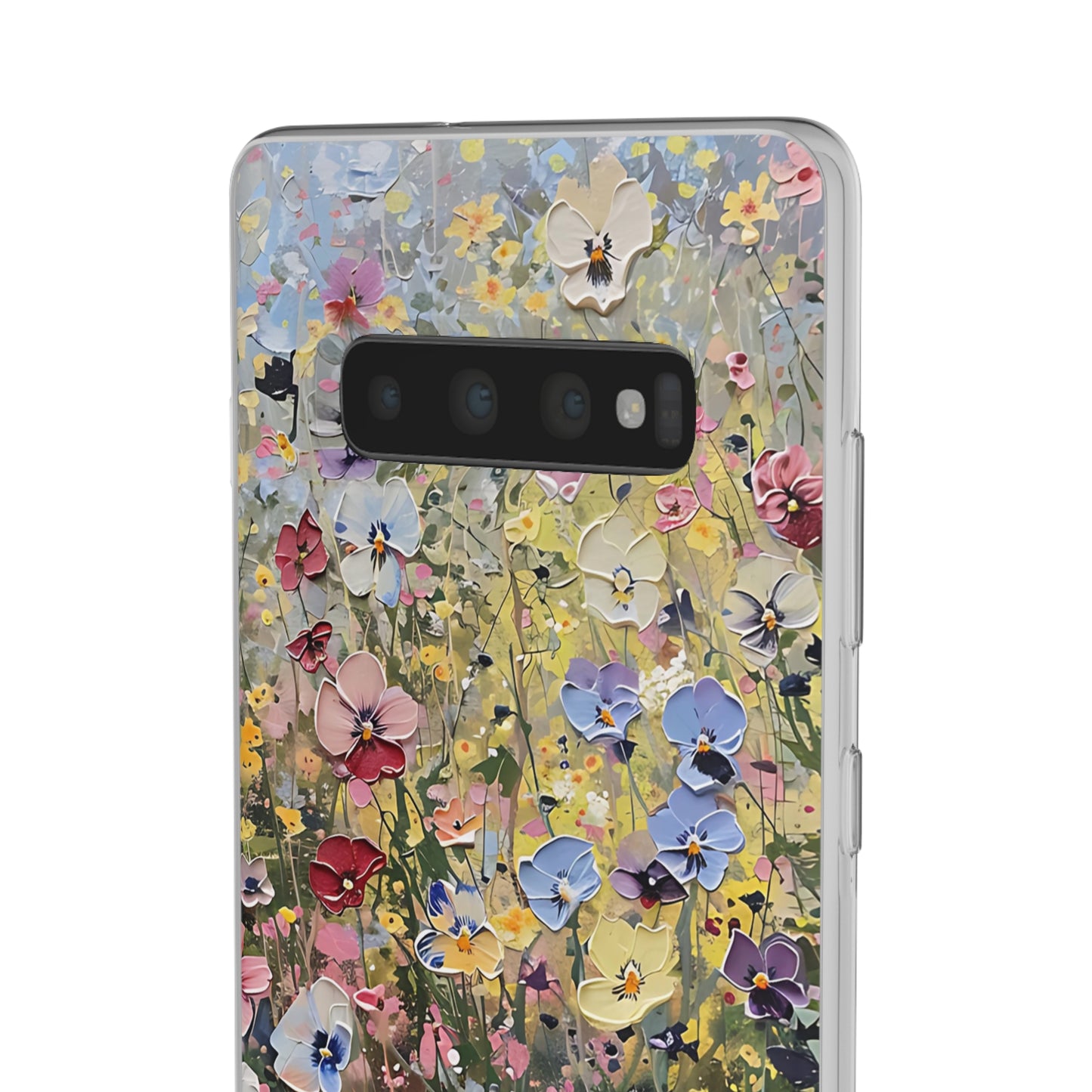 Damien Hirst Inspired Oil on Canvas Flowers | iPhone/Samsung | Slimline Phone Case