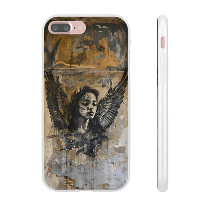 Vhils inspired Gothic Woman Phone Case