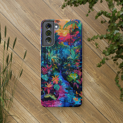 Colourful Rain Forest Biodegradable Phone Case | iPhone / Samsung