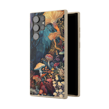 Mushroom Forest Biodegradable Phone Case | iPhone / Samsung