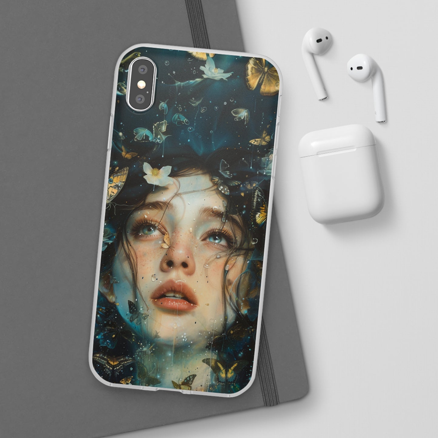 Girl under water contemporary style | iPhone/Samsung | Slimline Phone Case