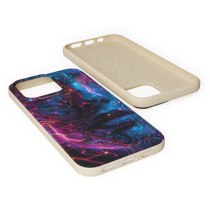 Cyberpunk woman Biodegradable Phone Case | iPhone / Samsung