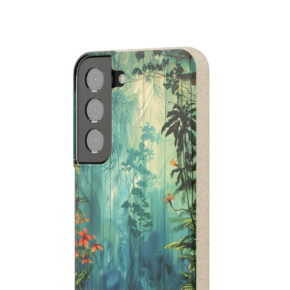 Rain Forest Clearing Scene Biodegradable Phone Case | iPhone / Samsung