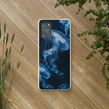 Deep Ocean Jellyfish Biodegradable Phone Case | iPhone / Samsung