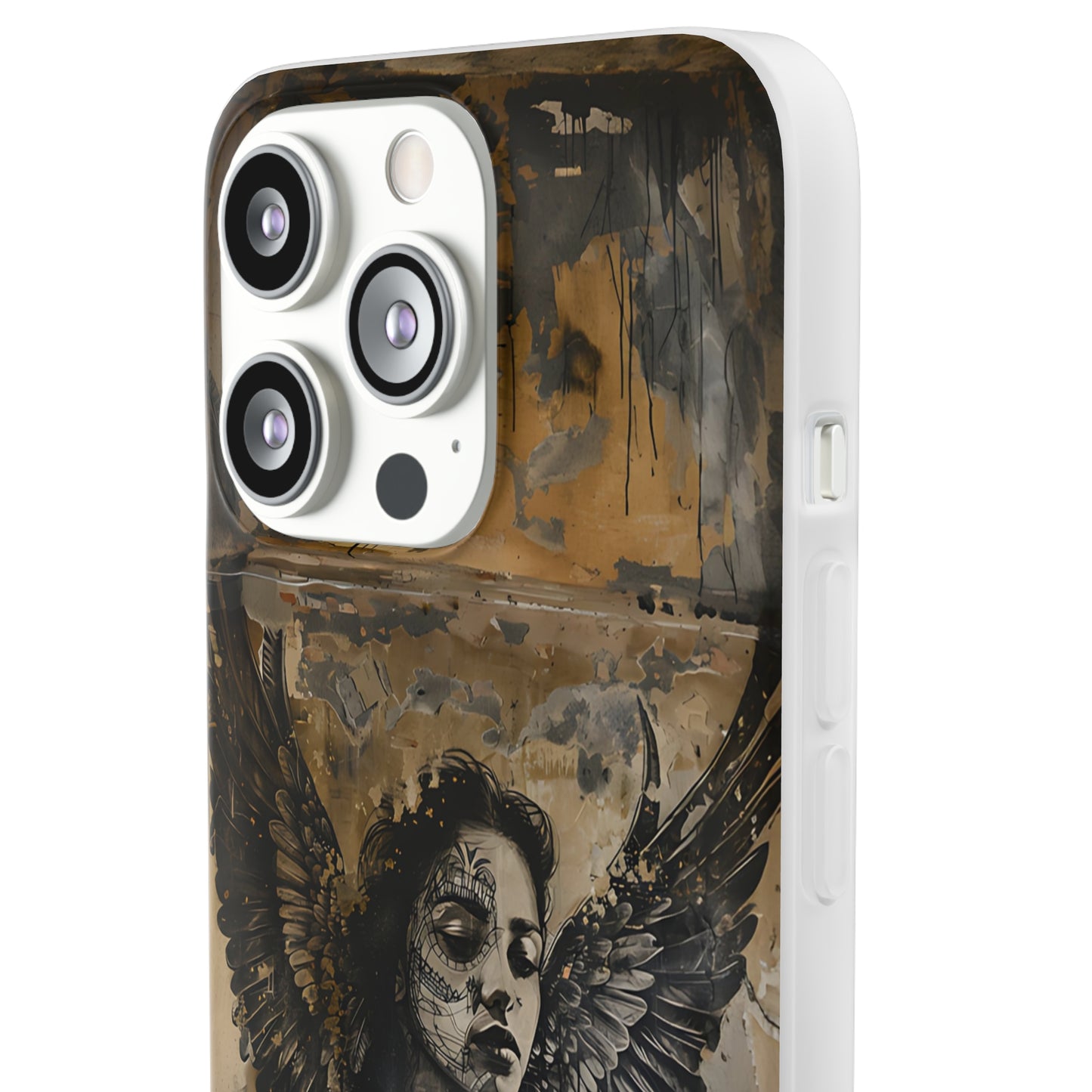 Vhils inspired Gothic Woman Phone Case