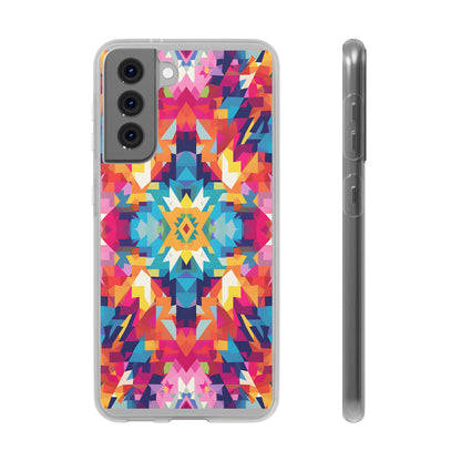 Maya Hayuk  inspired bold, colourful  pattern Phone Case