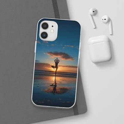 Yoga on the beach Phone Case | iPhone / Samsung