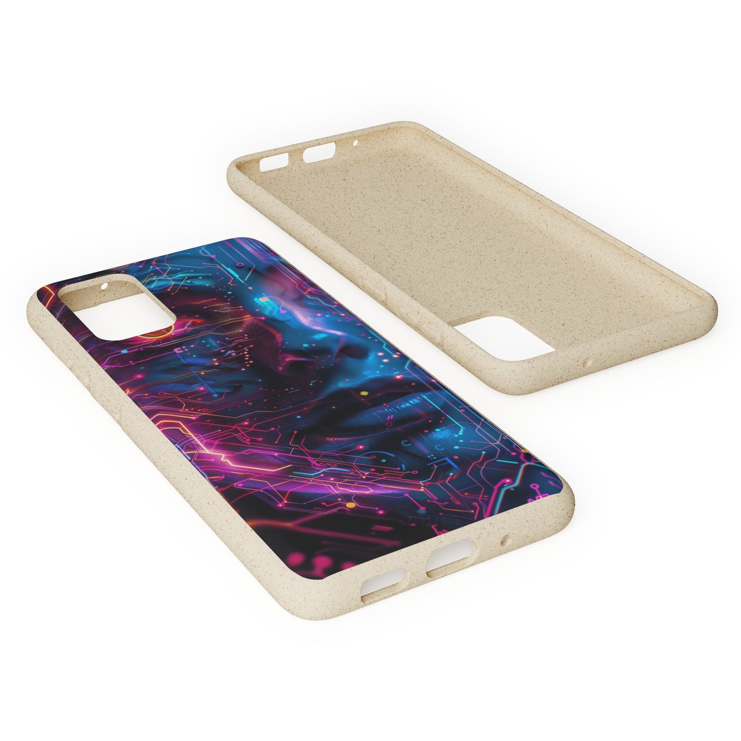 Cyberpunk woman Biodegradable Phone Case | iPhone / Samsung