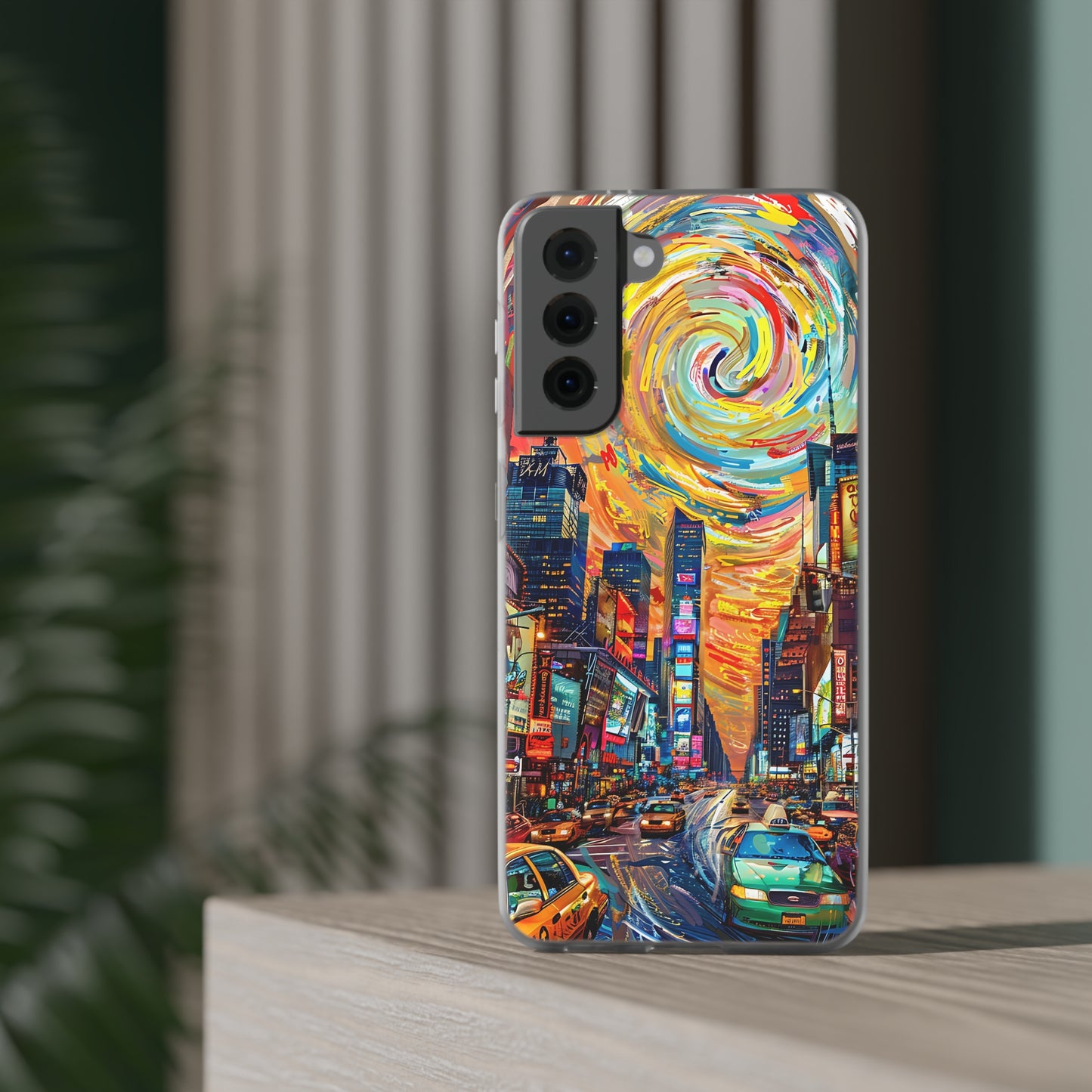 Van Gogh inspired City scene | iPhone/Samsung | Slimline Phone Case