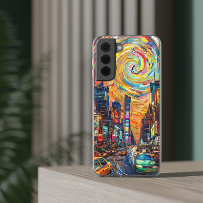 Van Gogh inspired City scene | iPhone/Samsung | Slimline Phone Case