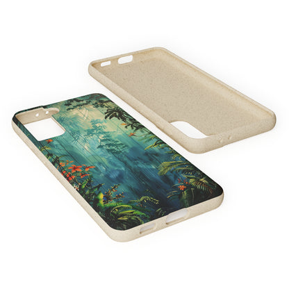 Rain Forest Clearing Scene Biodegradable Phone Case | iPhone / Samsung