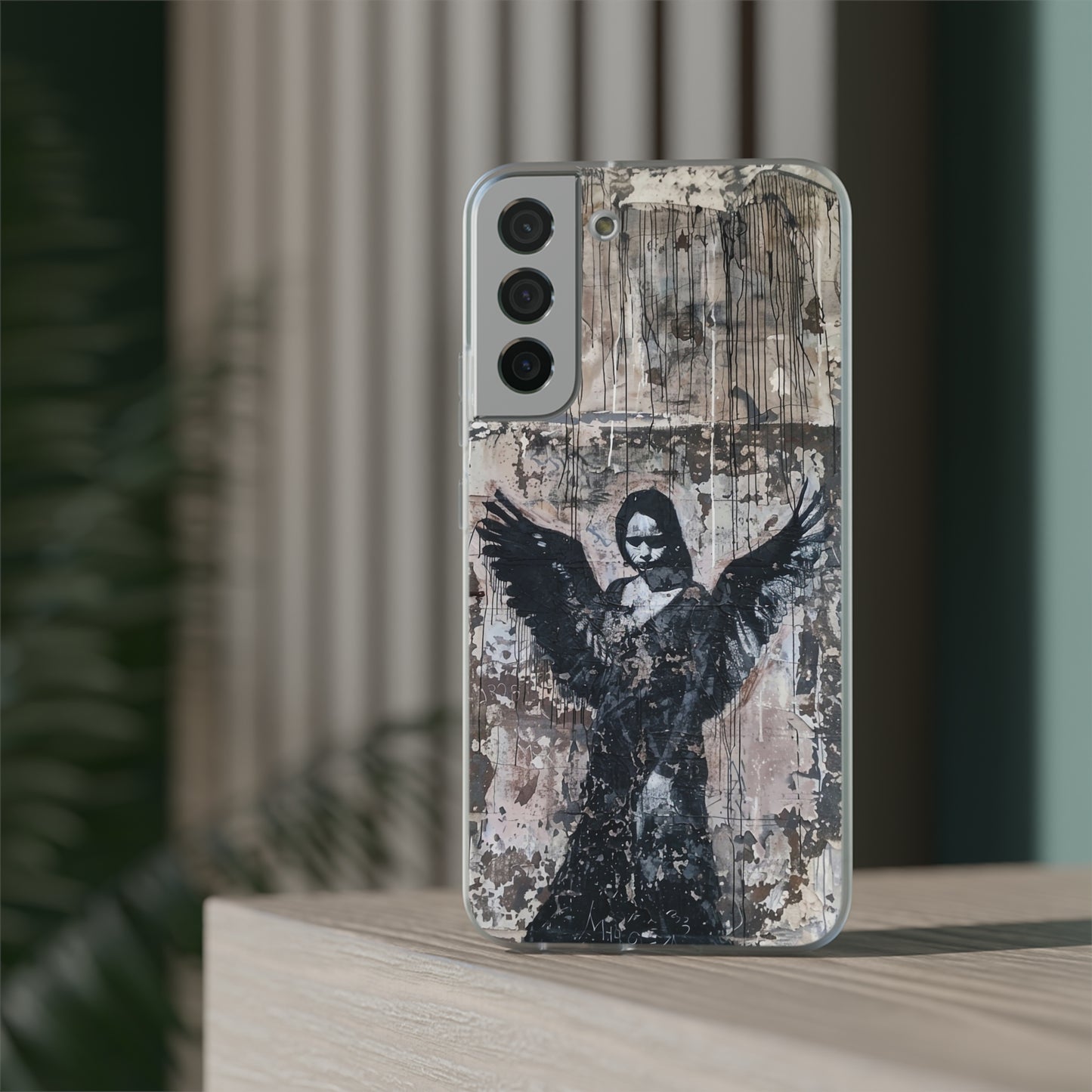 Vhils inspired Gothic Dark Angel Phone Case