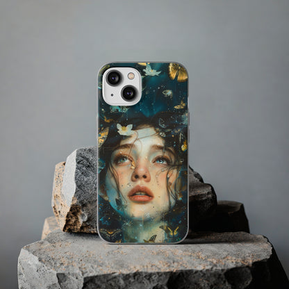 Girl under water contemporary style | iPhone/Samsung | Slimline Phone Case