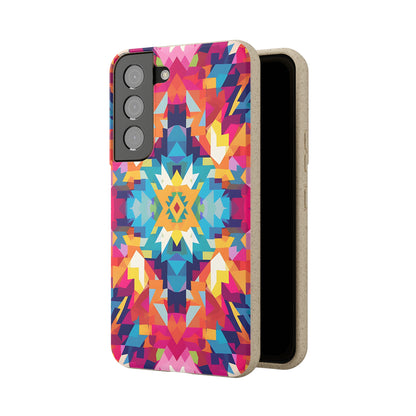 Bold, colourful pattern Biodegradable Phone Case | iPhone / Samsung