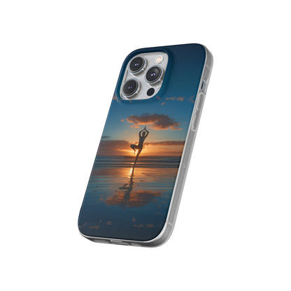 Yoga on the beach Phone Case | iPhone / Samsung