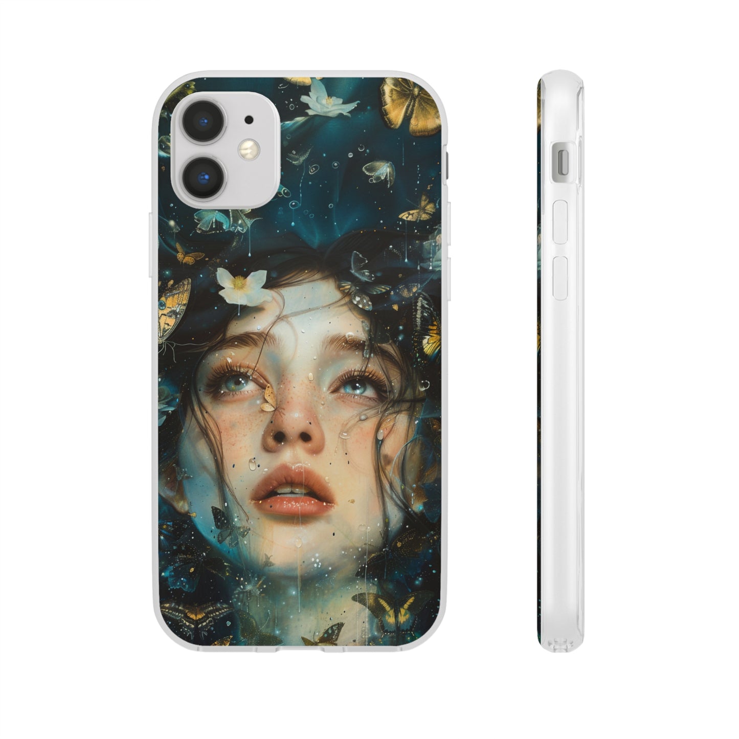 Girl under water contemporary style | iPhone/Samsung | Slimline Phone Case