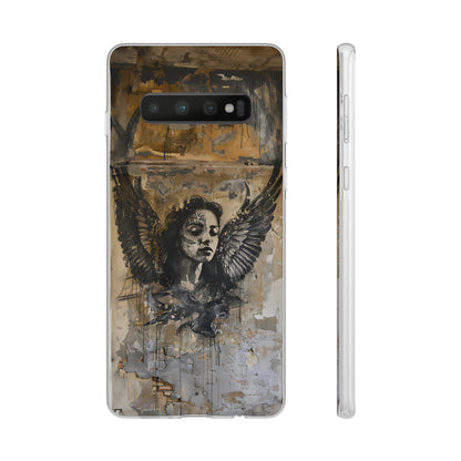 Vhils inspired Gothic Woman Phone Case