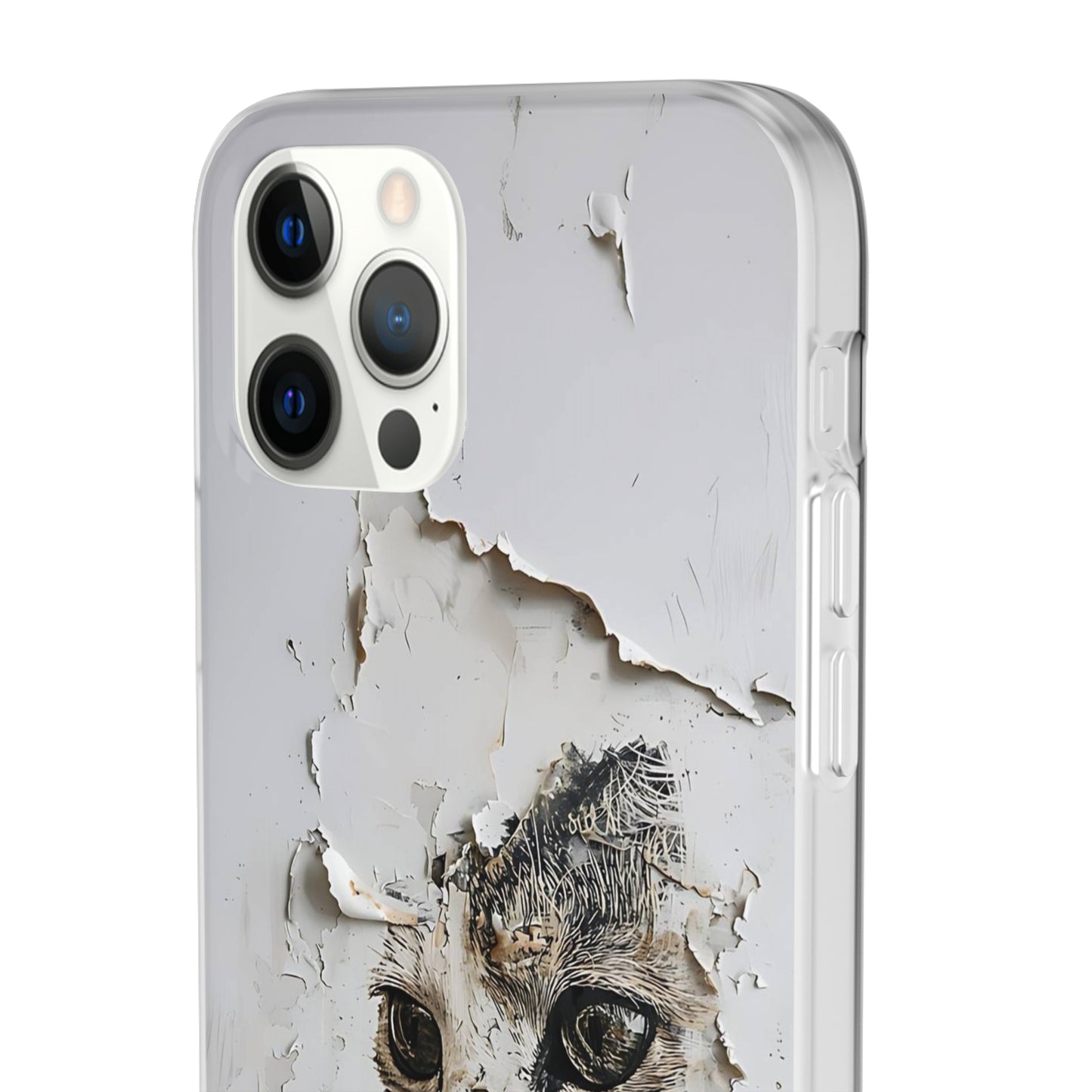 Vhils inspired Cat Phone Case | iPhone / Samsung