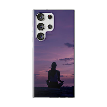 Yoga on the beach Phone Case | iPhone / Samsung