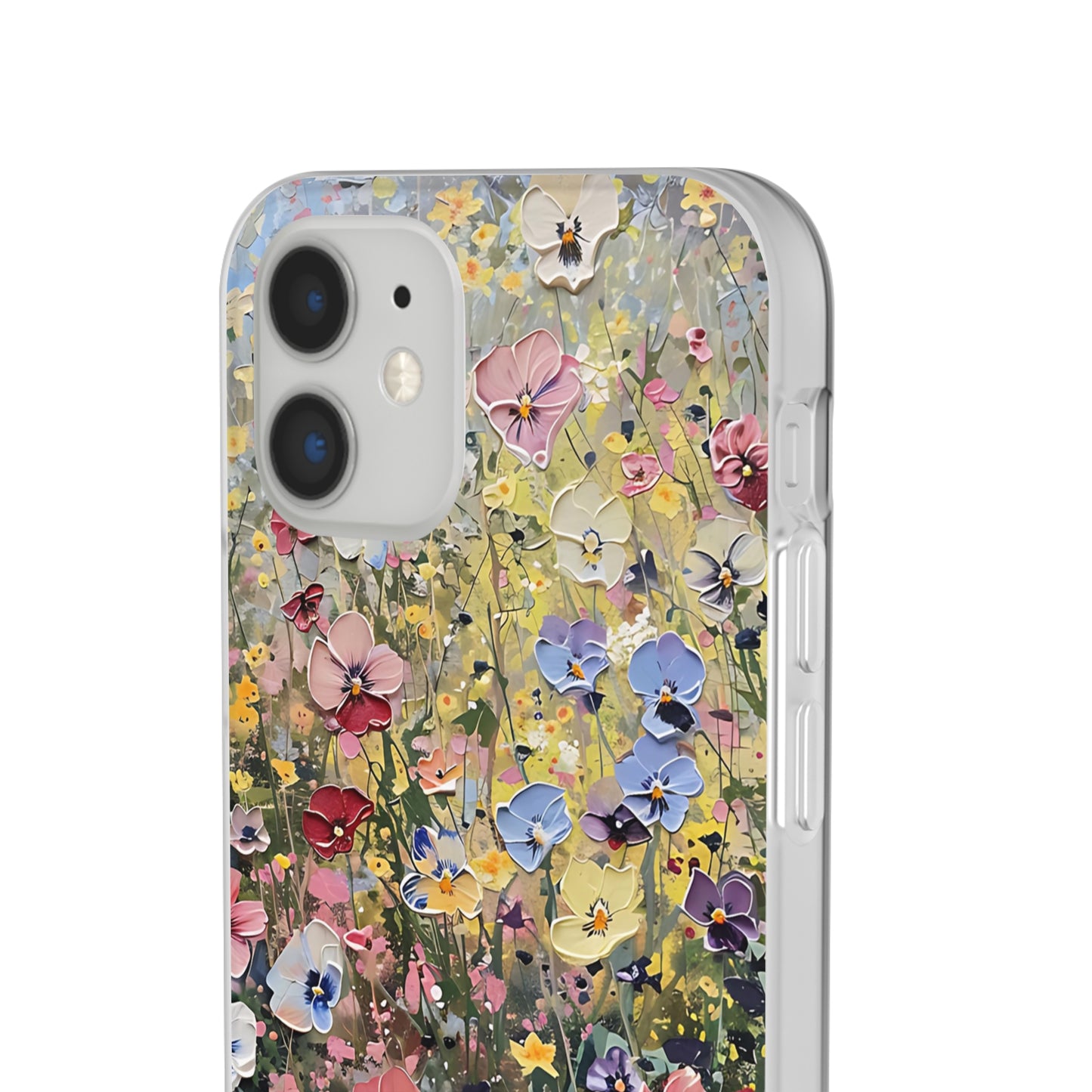 Damien Hirst Inspired Oil on Canvas Flowers | iPhone/Samsung | Slimline Phone Case