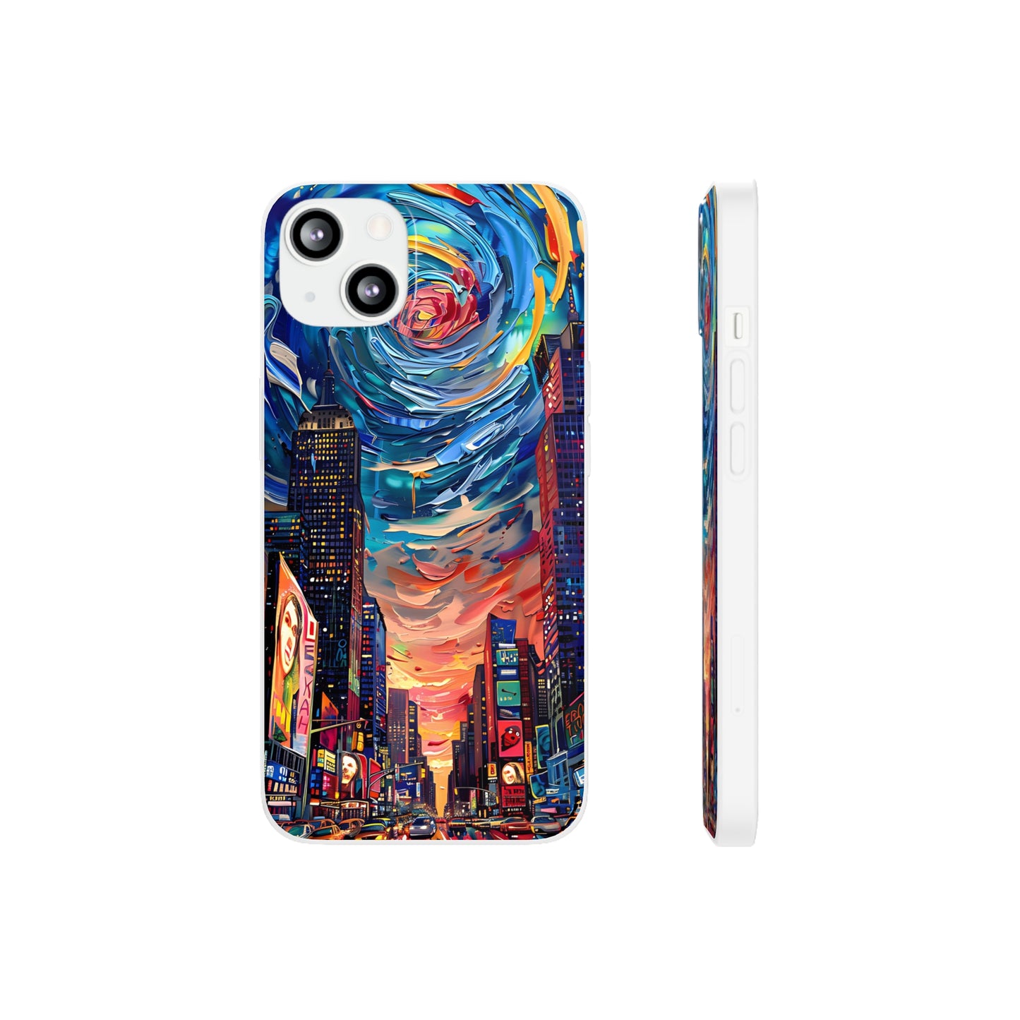 Van Gogh inspired City scene | iPhone/Samsung | Slimline Phone Case