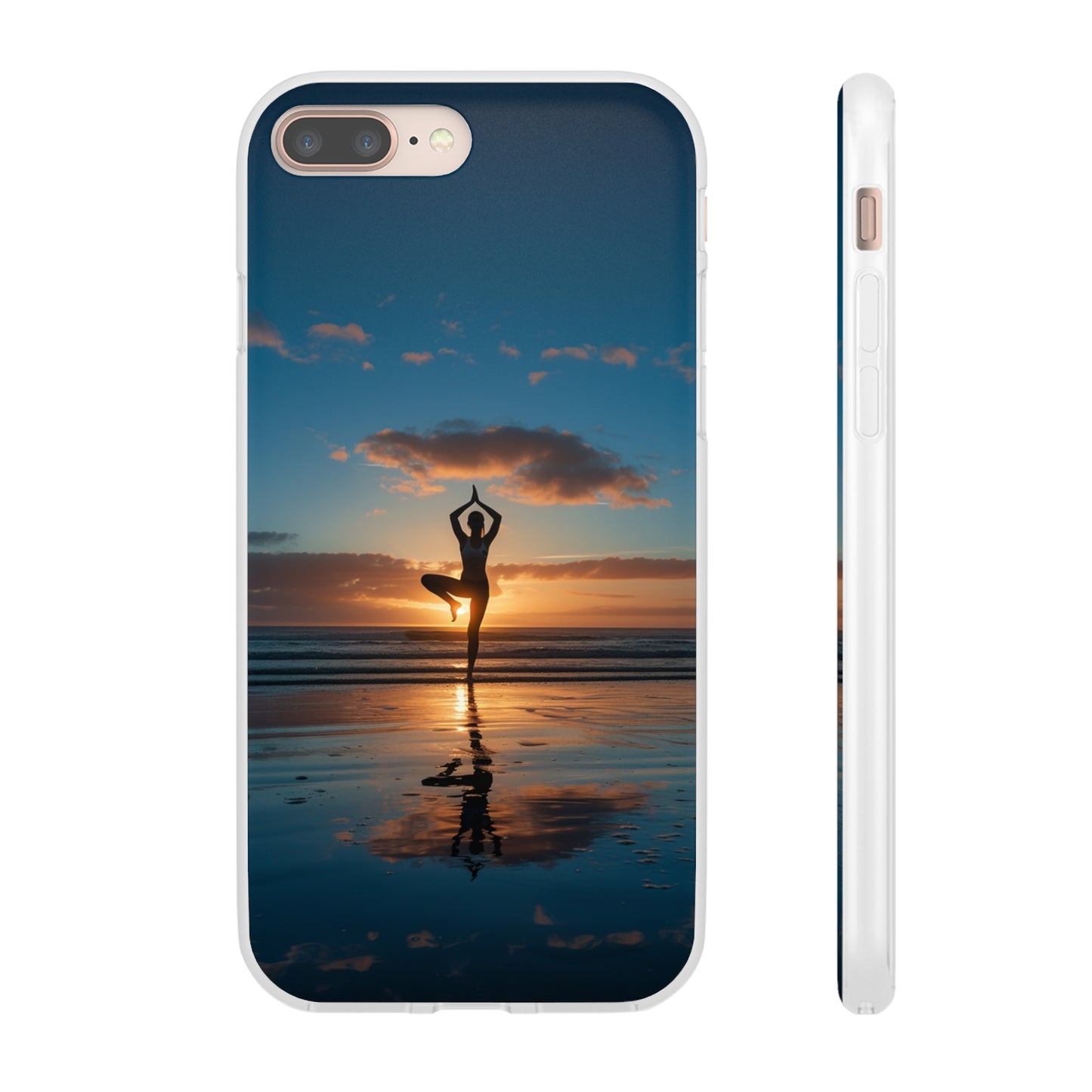 Yoga on the beach Phone Case | iPhone / Samsung