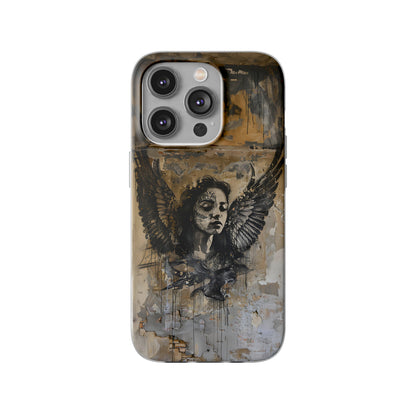 Vhils inspired Gothic Woman Phone Case