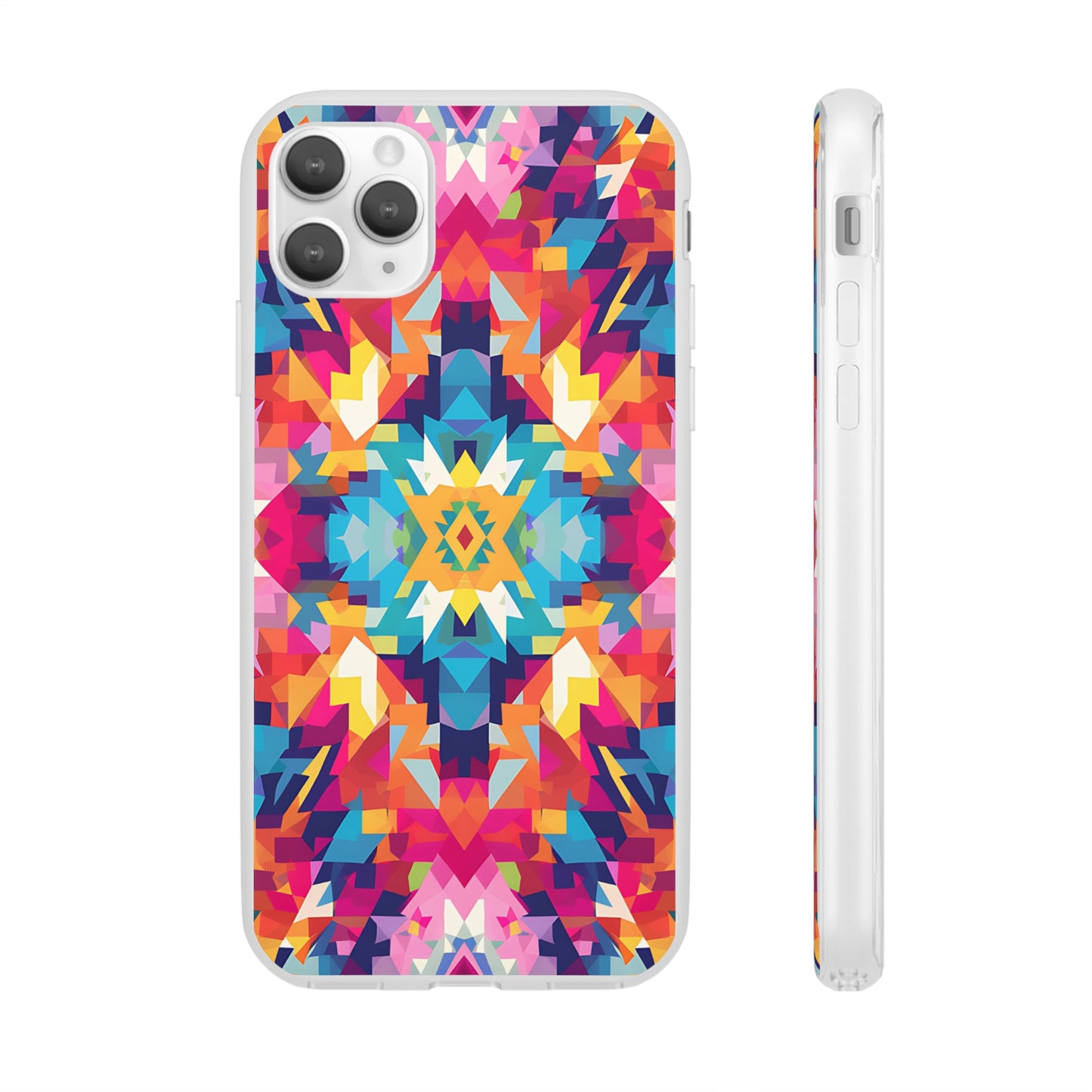 Maya Hayuk  inspired bold, colourful  pattern Phone Case