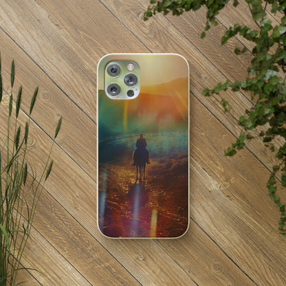 Horse rider cinematic Biodegradable Phone Case | iPhone / Samsung