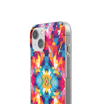 Maya Hayuk  inspired bold, colourful  pattern Phone Case