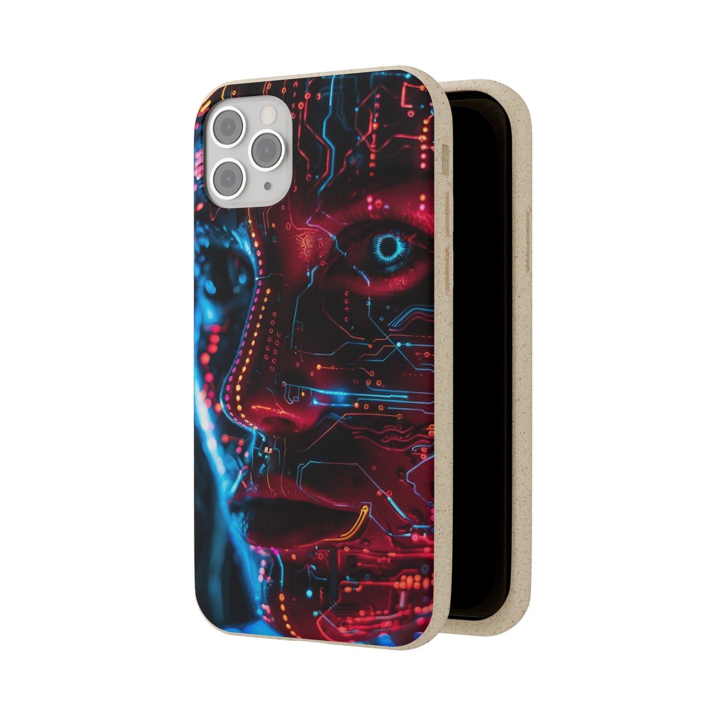 Cyberpunk woman Biodegradable Phone Case | iPhone / Samsung