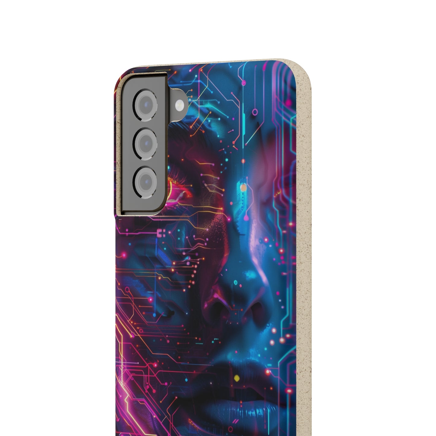 Cyberpunk woman Biodegradable Phone Case | iPhone / Samsung