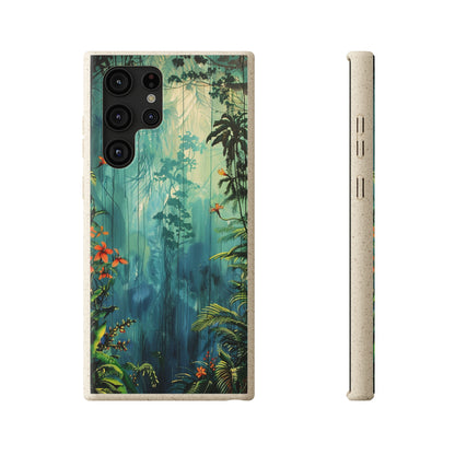 Rain Forest Clearing Scene Biodegradable Phone Case | iPhone / Samsung