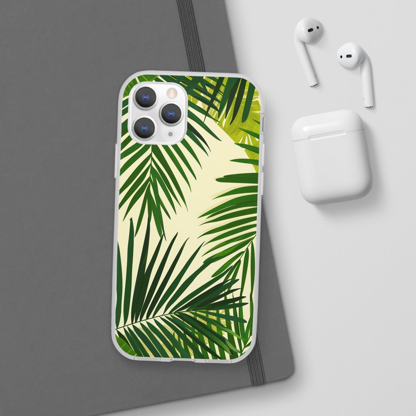 Green Leaves Pattern Phone Case | iPhone / Samsung