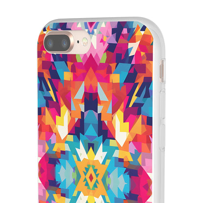 Maya Hayuk  inspired bold, colourful  pattern Phone Case