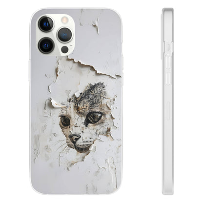 Vhils inspired Cat Phone Case | iPhone / Samsung