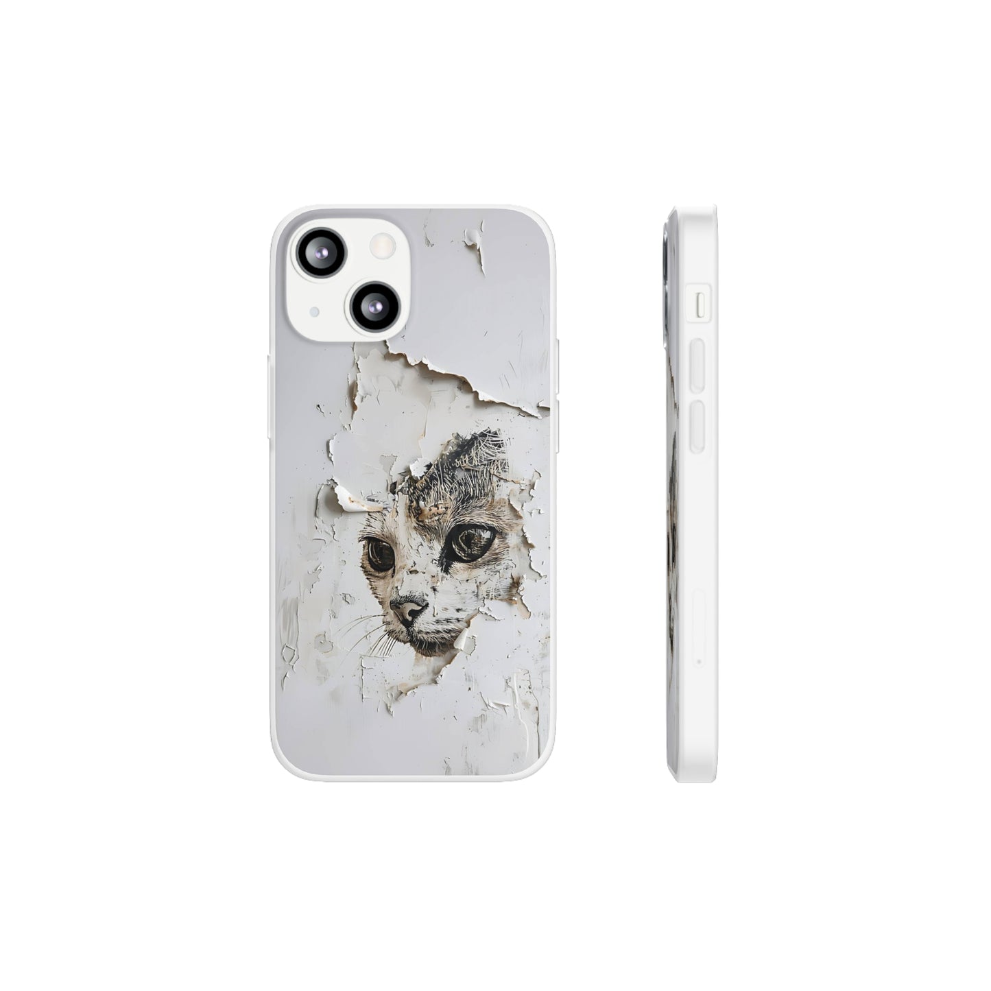 Vhils inspired Cat Phone Case | iPhone / Samsung