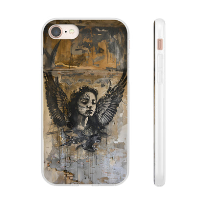 Vhils inspired Gothic Woman Phone Case