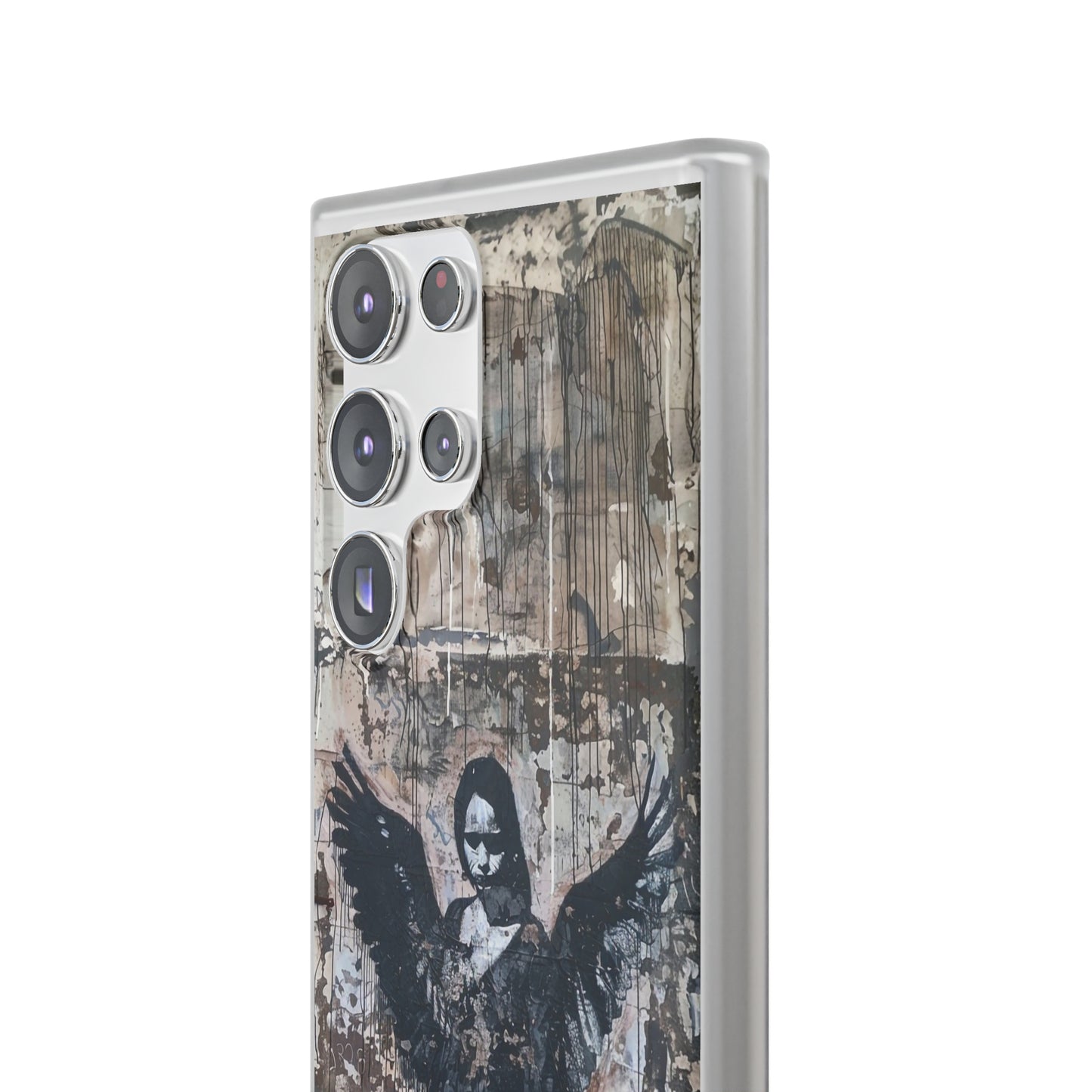 Vhils inspired Gothic Dark Angel Phone Case