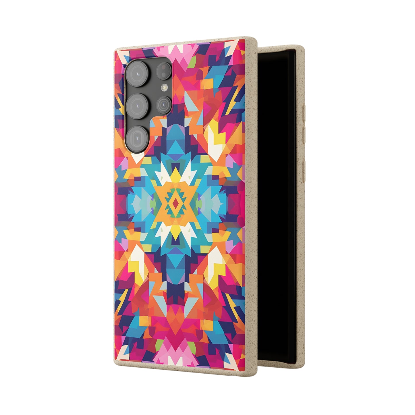 Bold, colourful pattern Biodegradable Phone Case | iPhone / Samsung