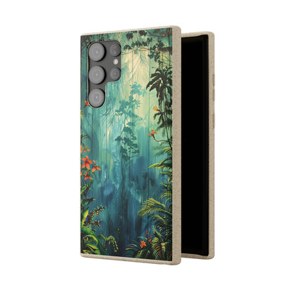 Rain Forest Clearing Scene Biodegradable Phone Case | iPhone / Samsung