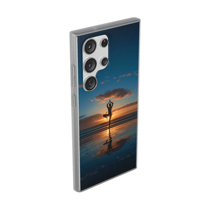 Yoga on the beach Phone Case | iPhone / Samsung