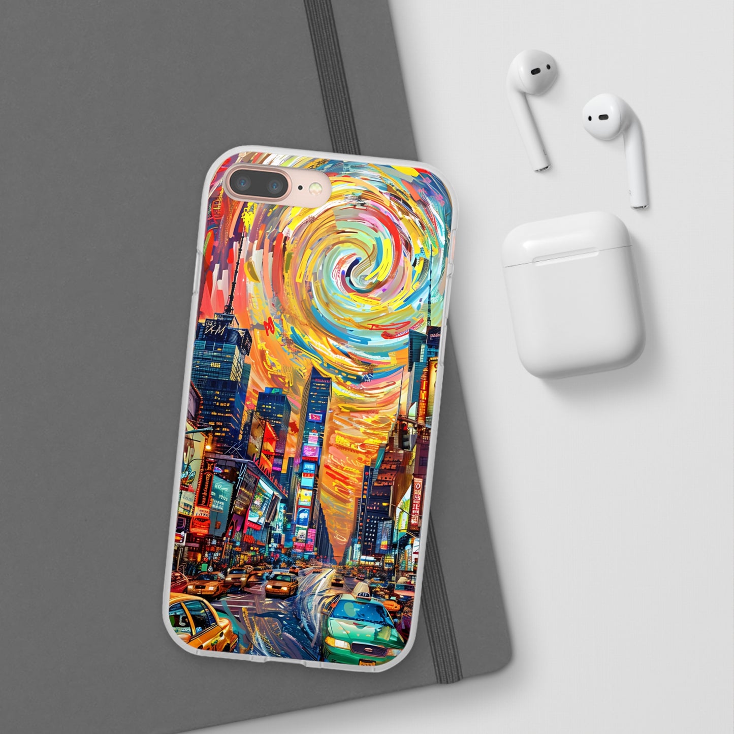 Van Gogh inspired City scene | iPhone/Samsung | Slimline Phone Case