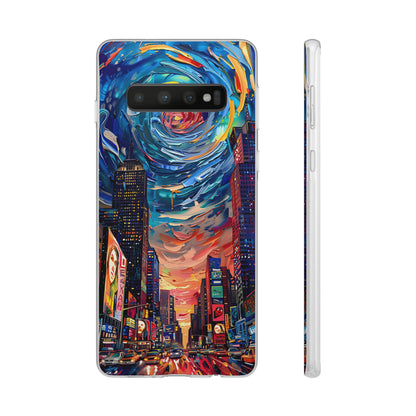 Van Gogh inspired City scene | iPhone/Samsung | Slimline Phone Case