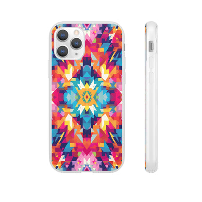 Maya Hayuk  inspired bold, colourful  pattern Phone Case