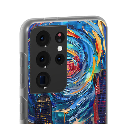 Van Gogh inspired City scene | iPhone/Samsung | Slimline Phone Case